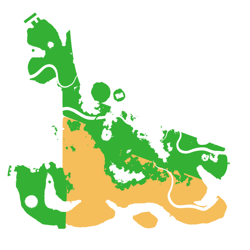 Biome Rust Map: Procedural Map, Size: 3500, Seed: 112646269