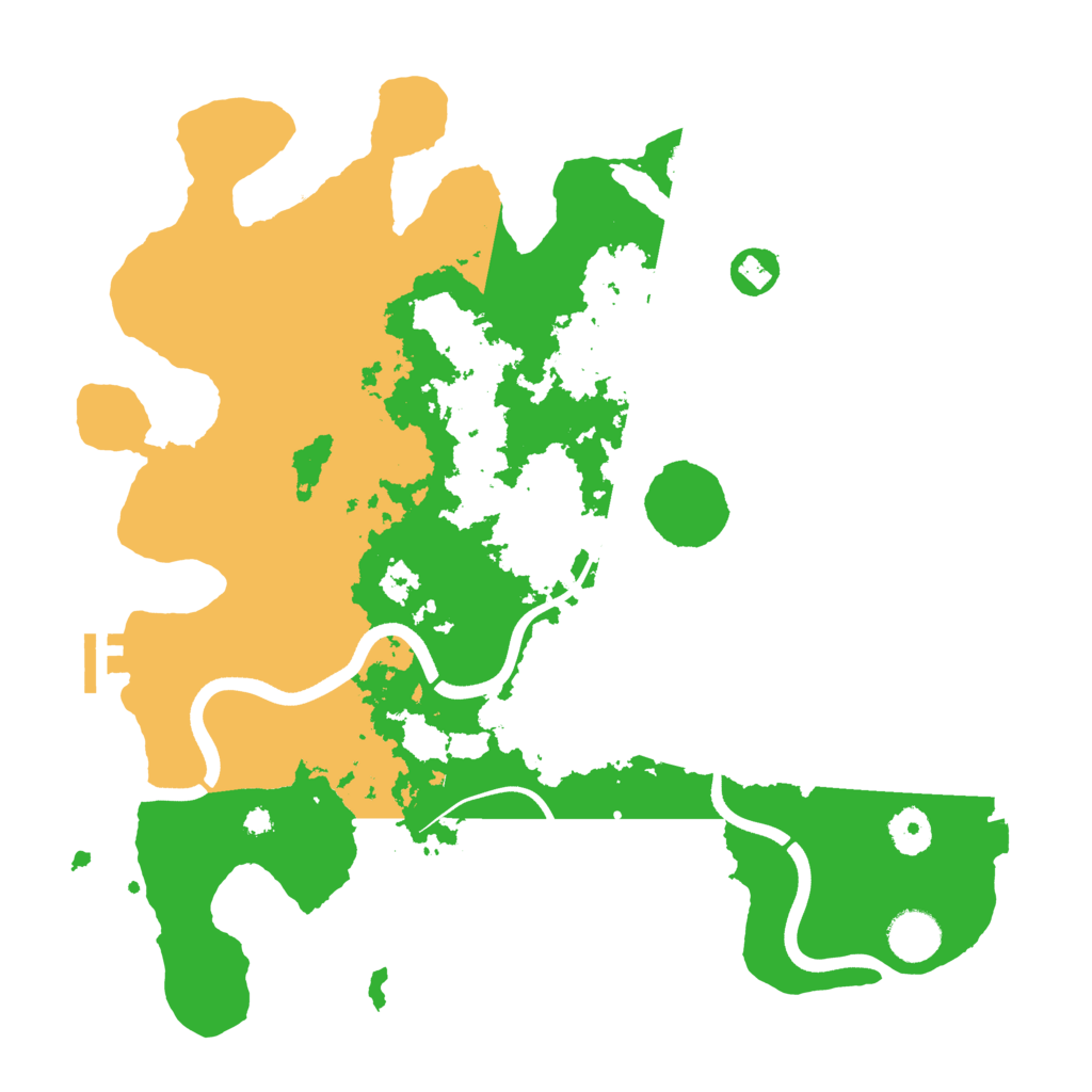 Biome Rust Map: Procedural Map, Size: 3700, Seed: 1589723771