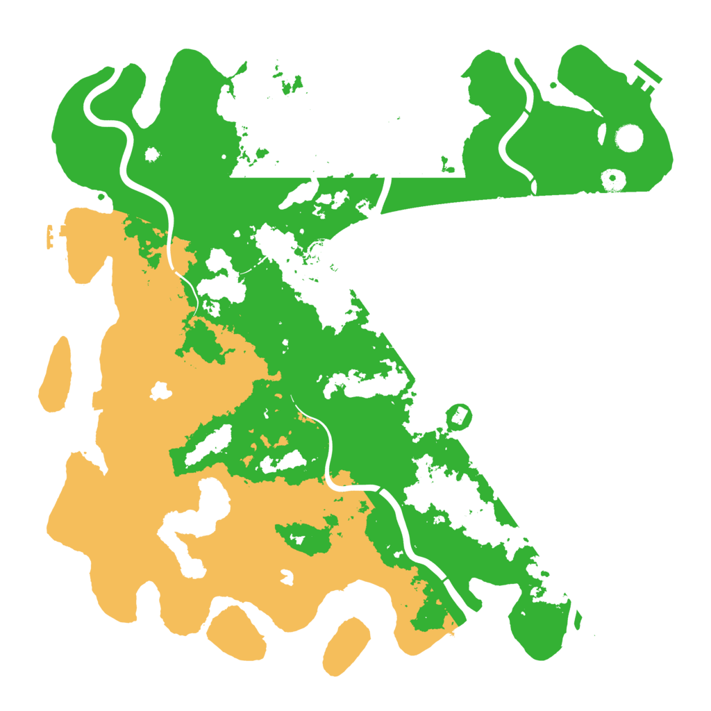 Biome Rust Map: Procedural Map, Size: 4500, Seed: 387708958