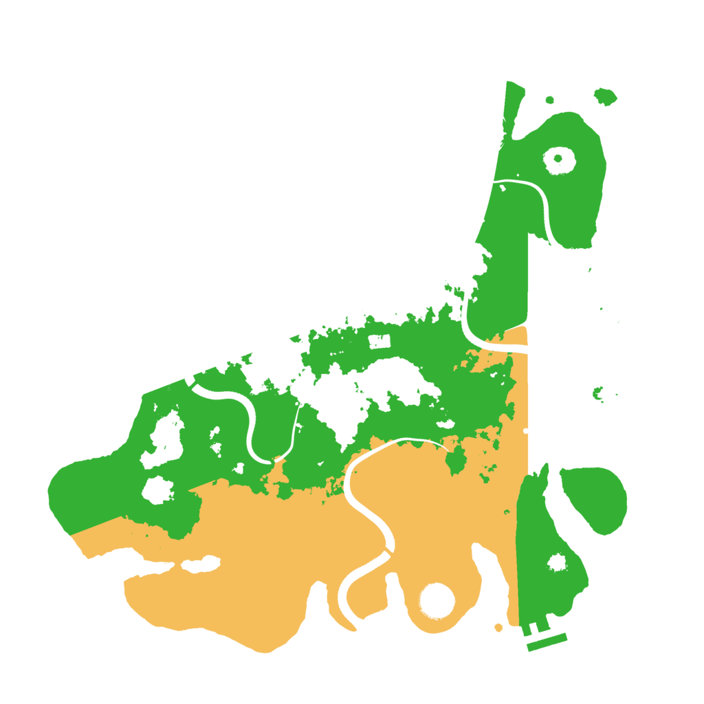 Biome Rust Map: Procedural Map, Size: 3500, Seed: 1565589447