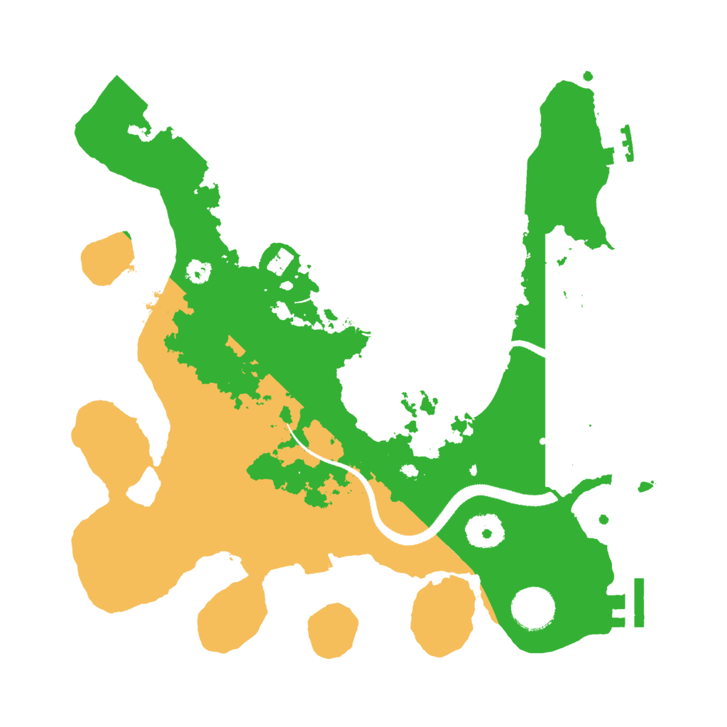 Biome Rust Map: Procedural Map, Size: 3000, Seed: 1382890768
