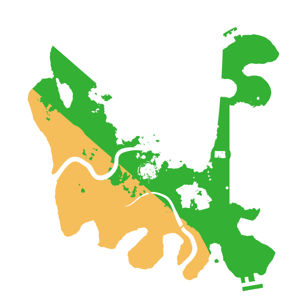 Biome Rust Map: Procedural Map, Size: 3000, Seed: 1697196664