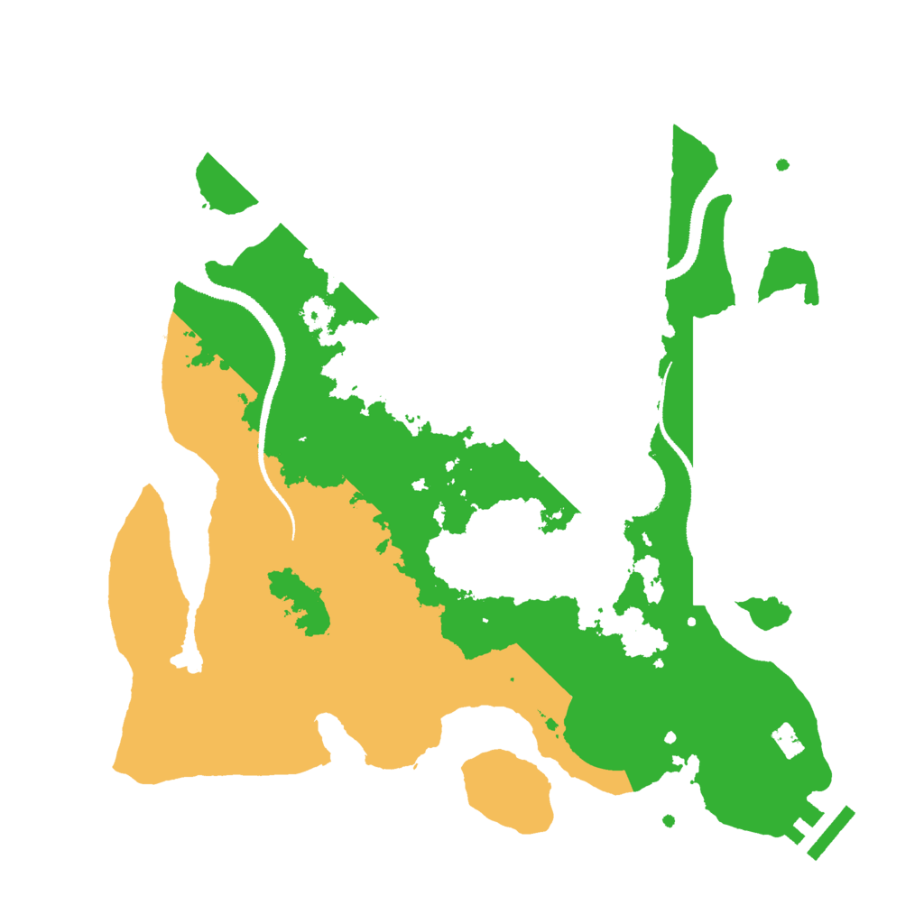 Biome Rust Map: Procedural Map, Size: 3000, Seed: 57434