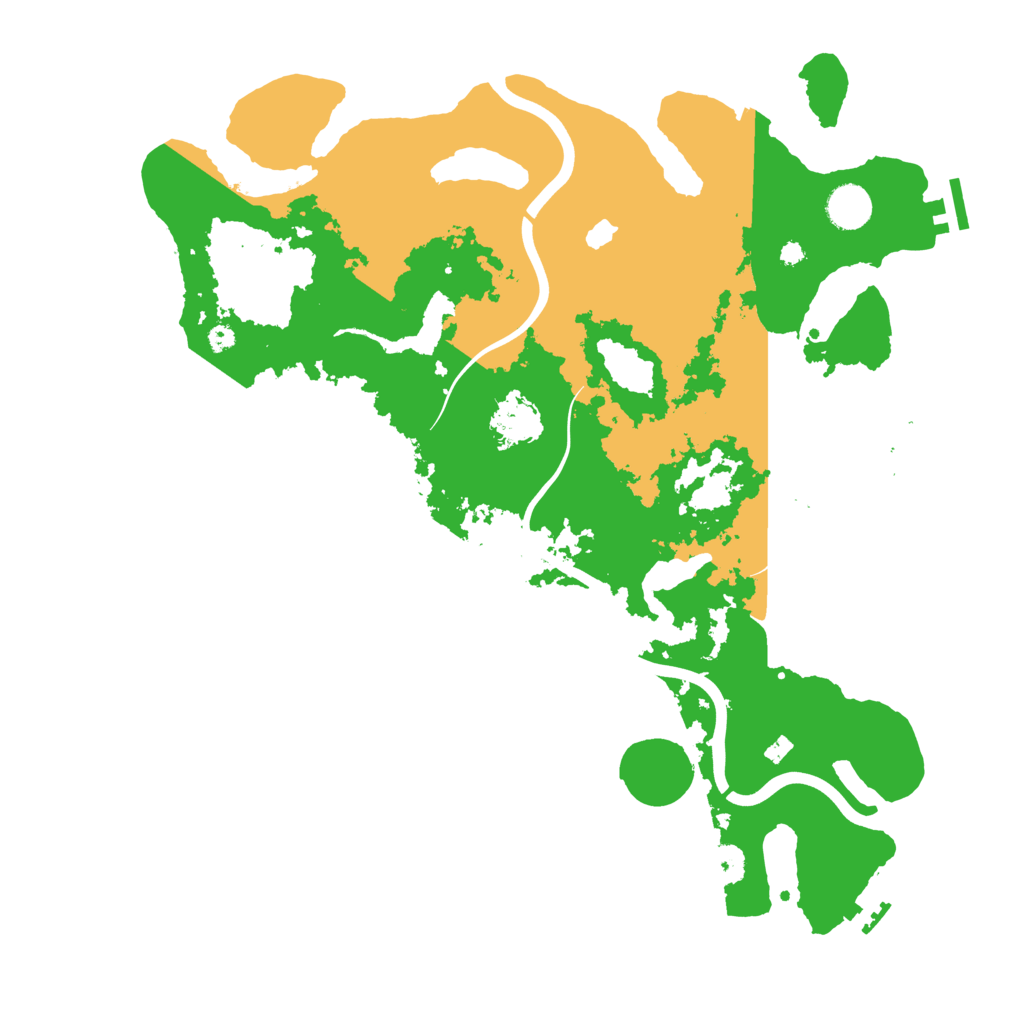 Biome Rust Map: Procedural Map, Size: 4000, Seed: 41667172