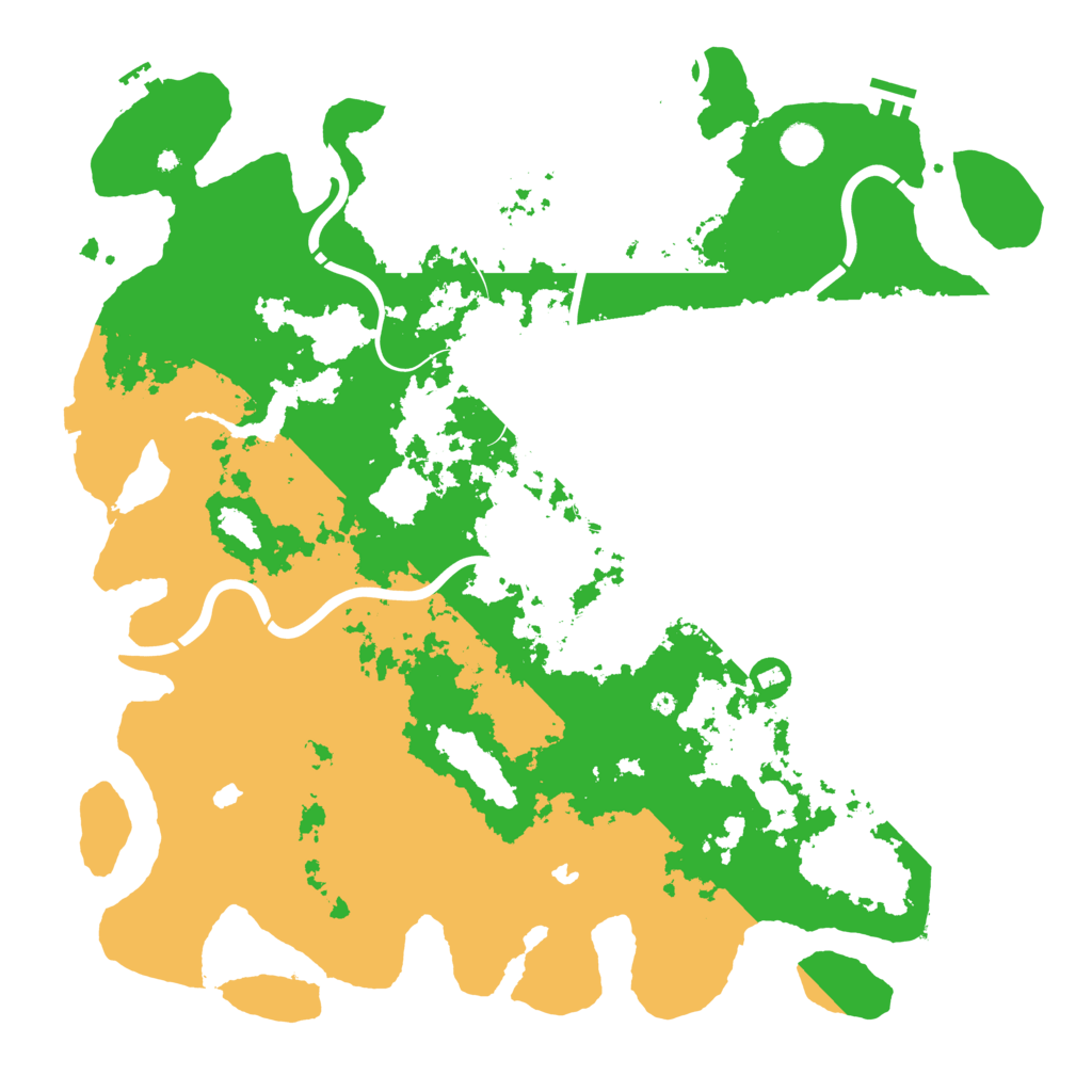 Biome Rust Map: Procedural Map, Size: 4750, Seed: 696656013