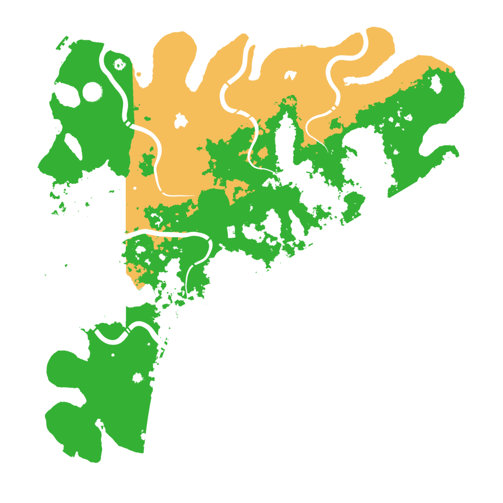 Biome Rust Map: Procedural Map, Size: 4500, Seed: 369536023