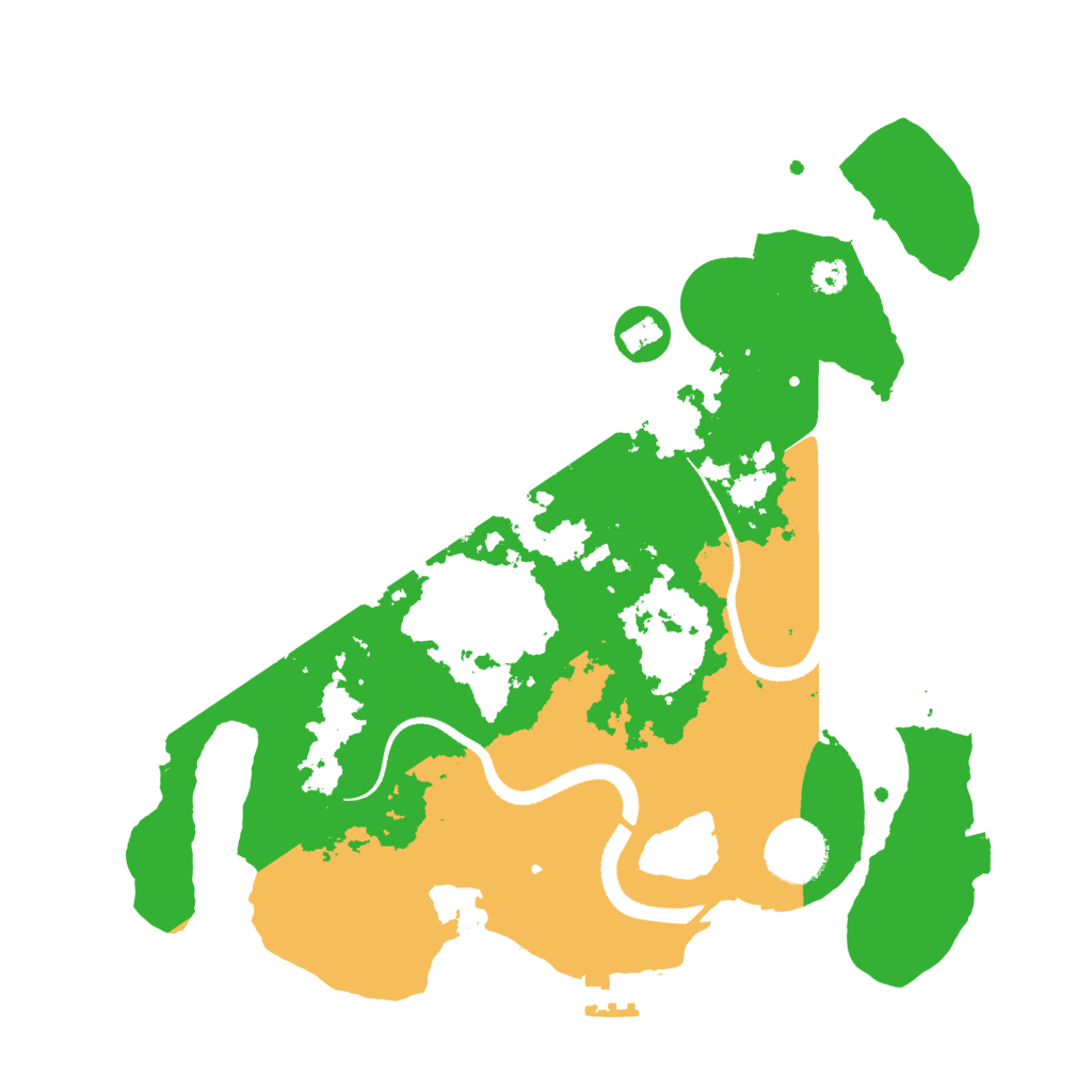 Biome Rust Map: Procedural Map, Size: 3100, Seed: 1390674275