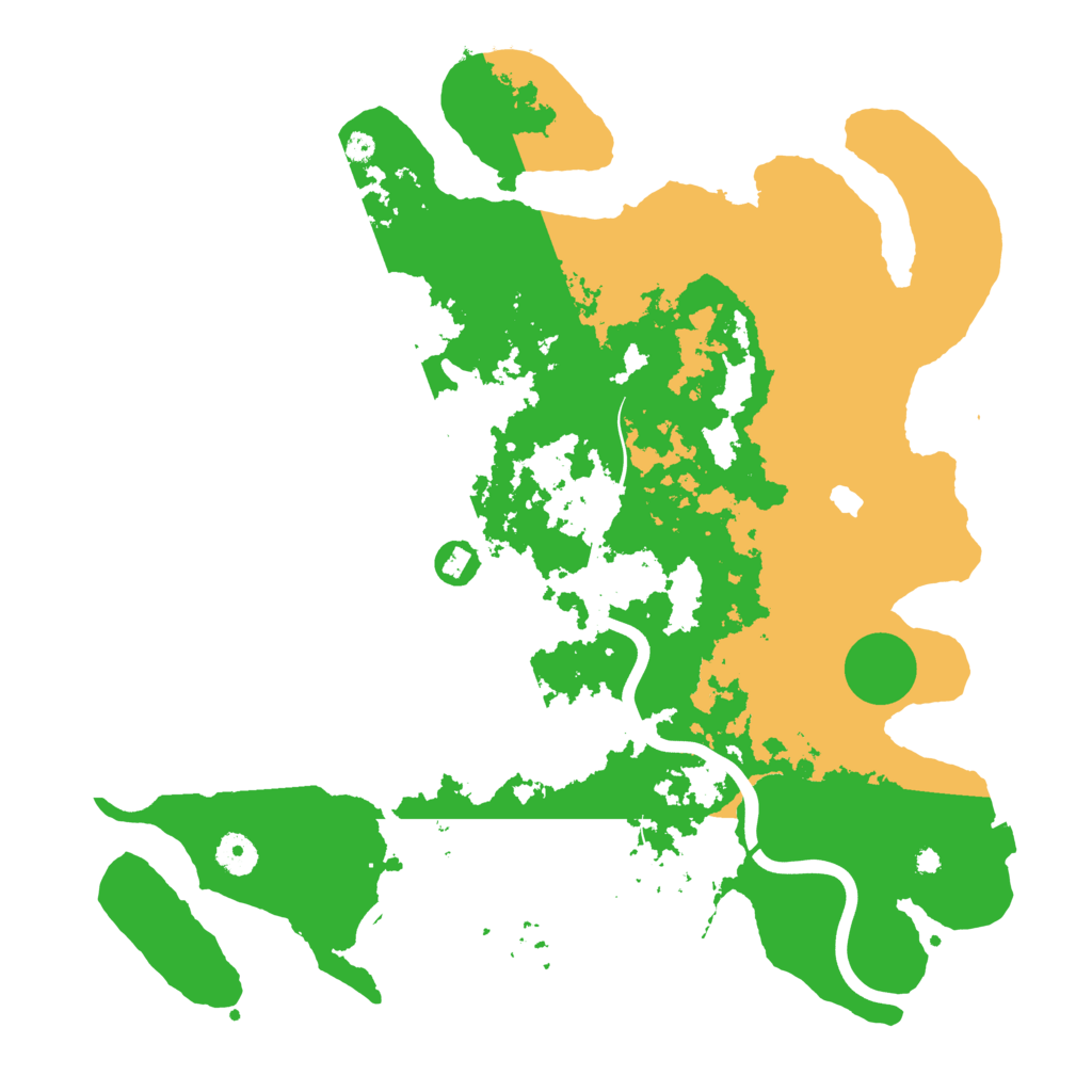 Biome Rust Map: Procedural Map, Size: 4000, Seed: 1536491287