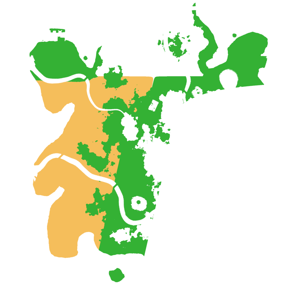 Biome Rust Map: Procedural Map, Size: 3000, Seed: 1796309087