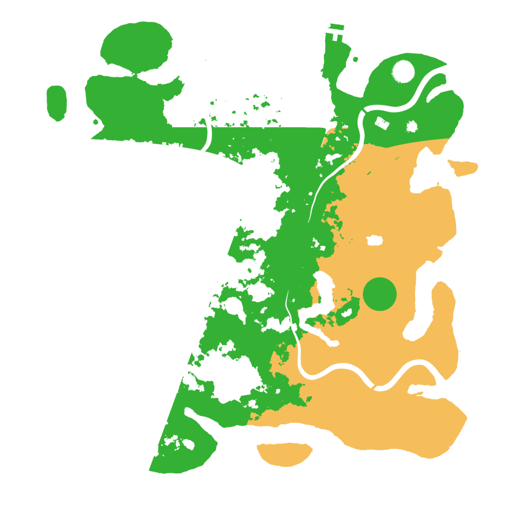 Biome Rust Map: Procedural Map, Size: 4000, Seed: 628420676