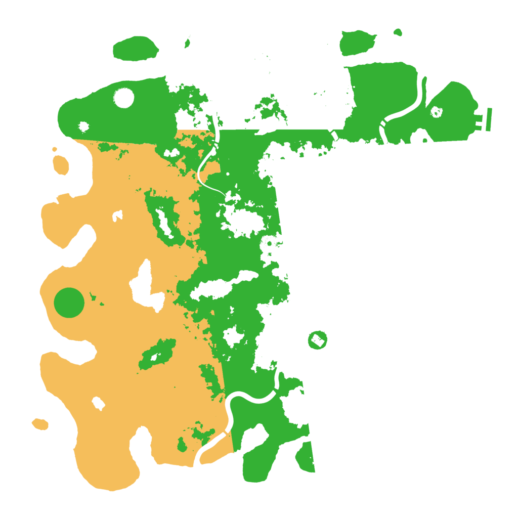 Biome Rust Map: Procedural Map, Size: 4500, Seed: 759180537