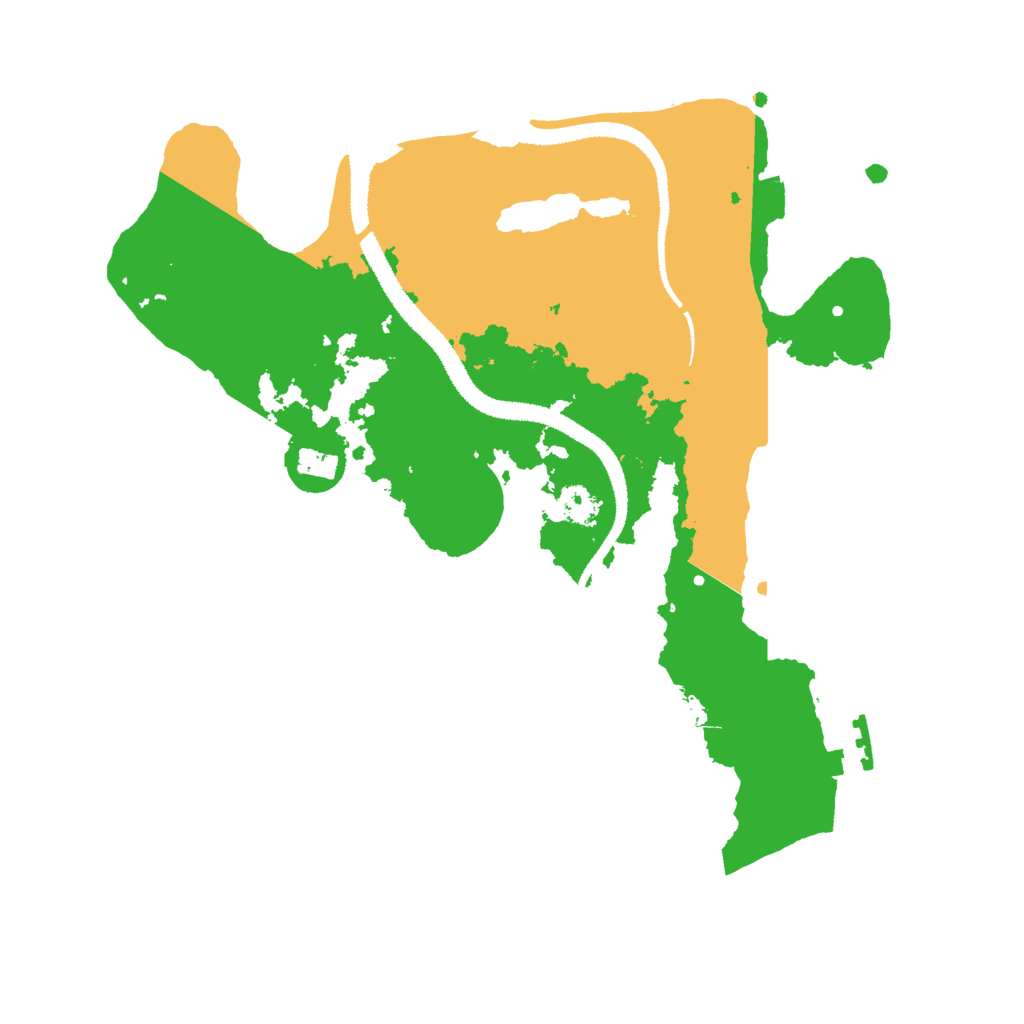 Biome Rust Map: Procedural Map, Size: 2800, Seed: 999999