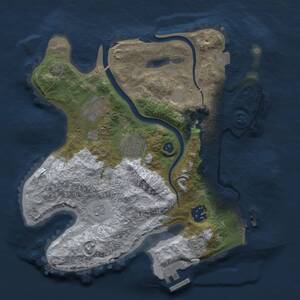 Thumbnail Rust Map: Procedural Map, Size: 2800, Seed: 999999, 10 Monuments