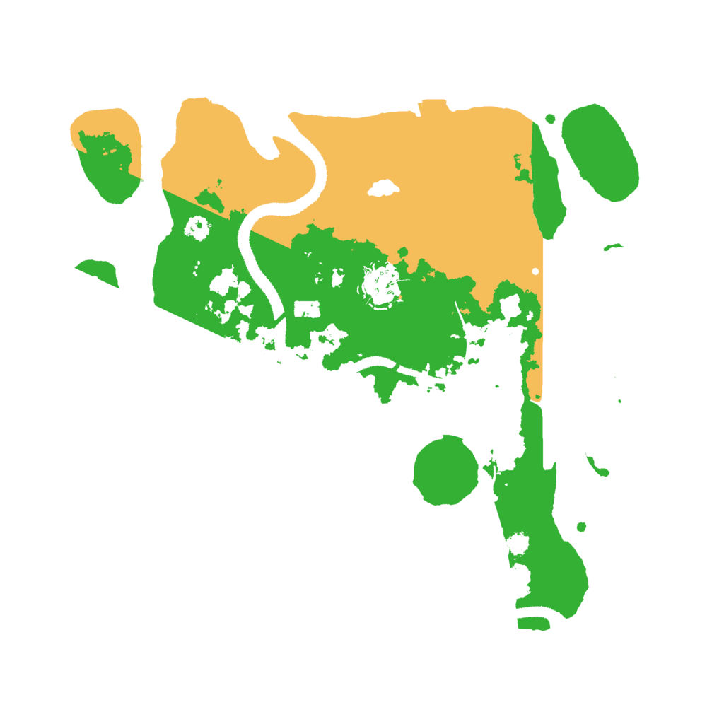 Biome Rust Map: Procedural Map, Size: 3000, Seed: 1323780287