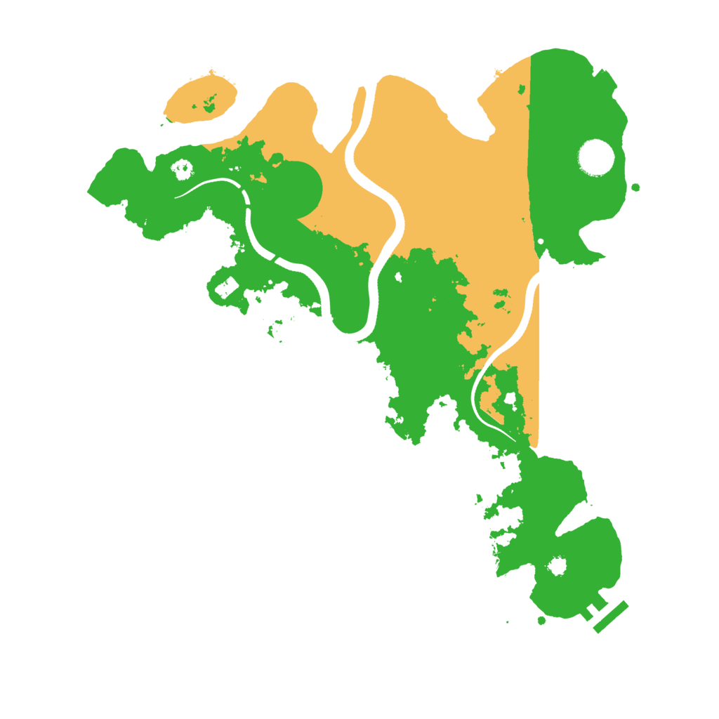 Biome Rust Map: Procedural Map, Size: 3500, Seed: 353037