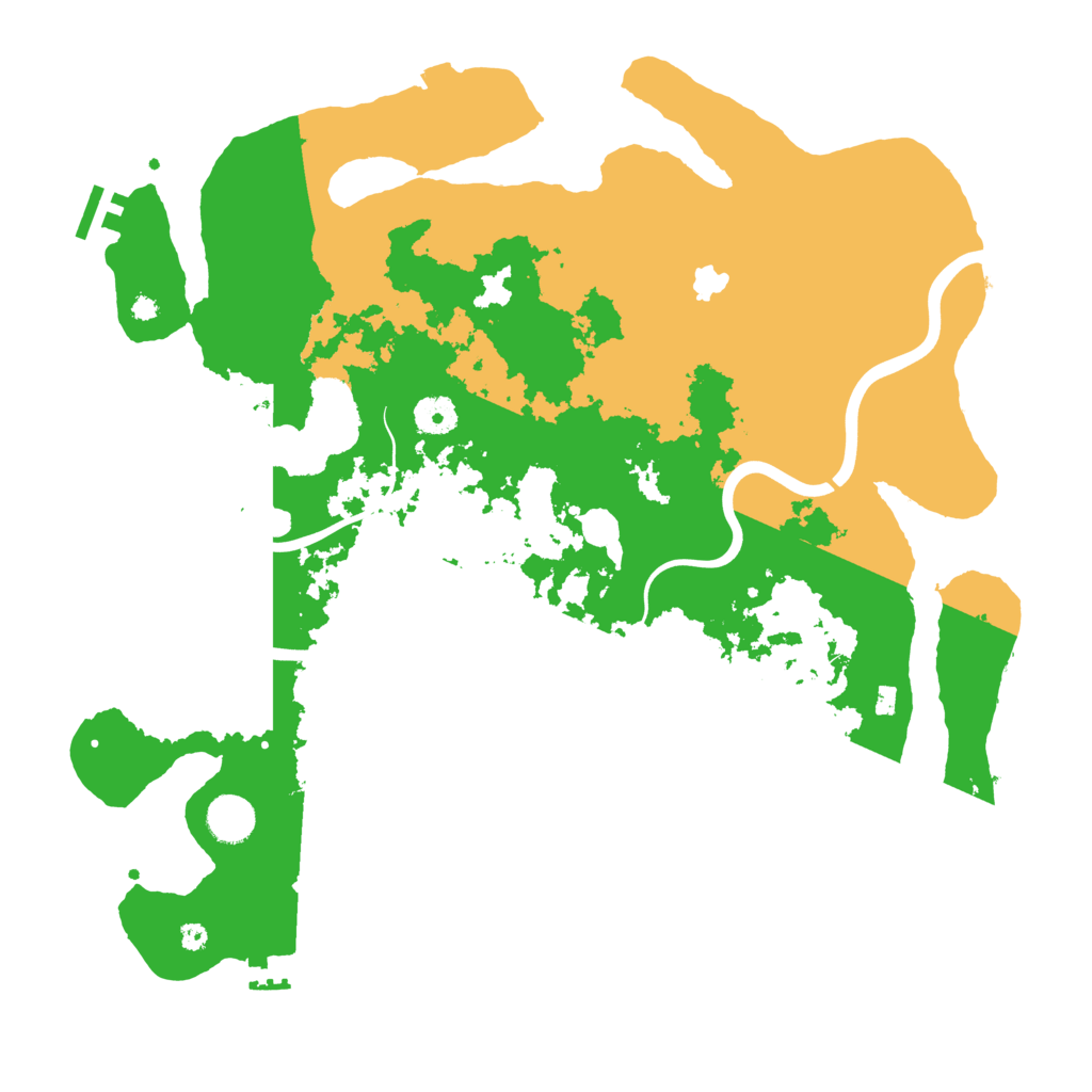 Biome Rust Map: Procedural Map, Size: 4000, Seed: 21547