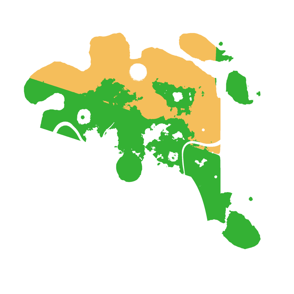 Biome Rust Map: Procedural Map, Size: 3000, Seed: 1647575064