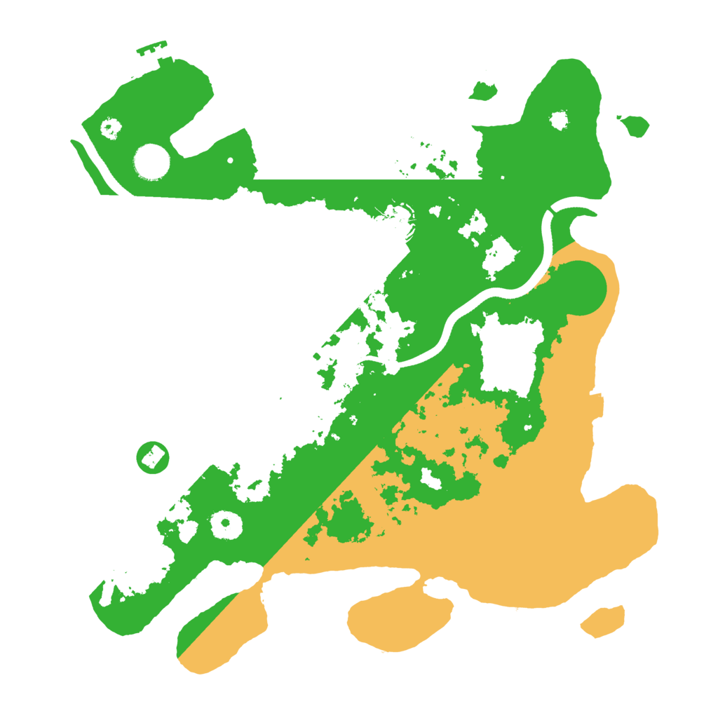 Biome Rust Map: Procedural Map, Size: 3500, Seed: 1277410010