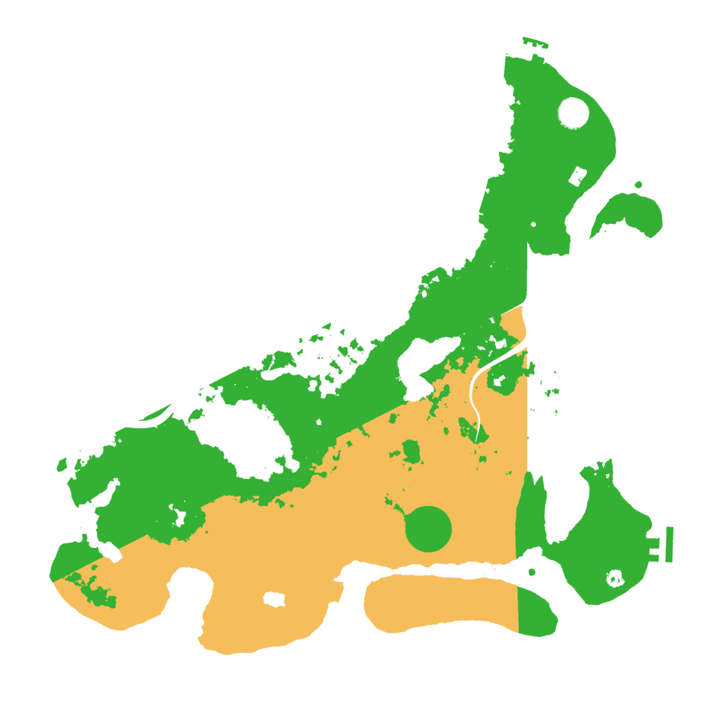 Biome Rust Map: Procedural Map, Size: 4000, Seed: 123245