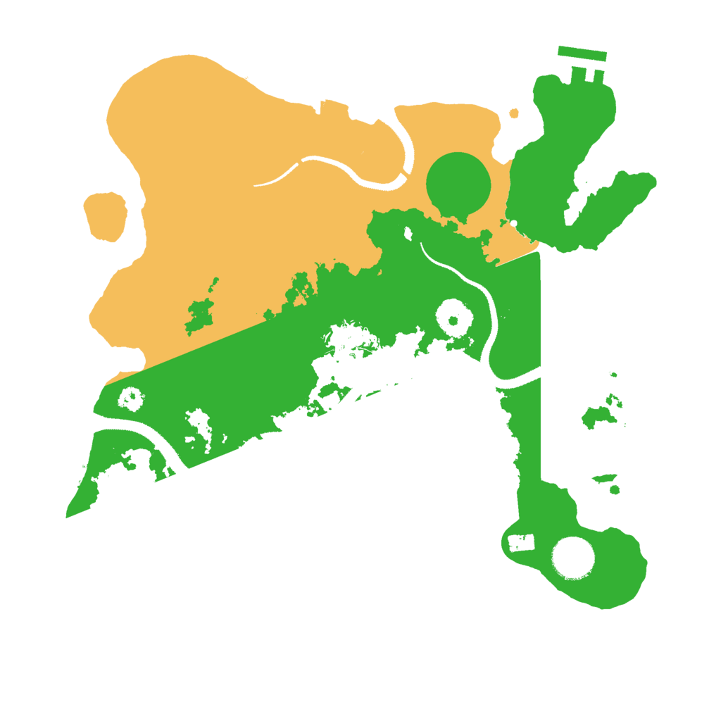 Biome Rust Map: Procedural Map, Size: 3000, Seed: 390417936