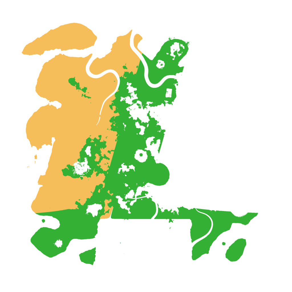 Biome Rust Map: Procedural Map, Size: 3500, Seed: 1578148002