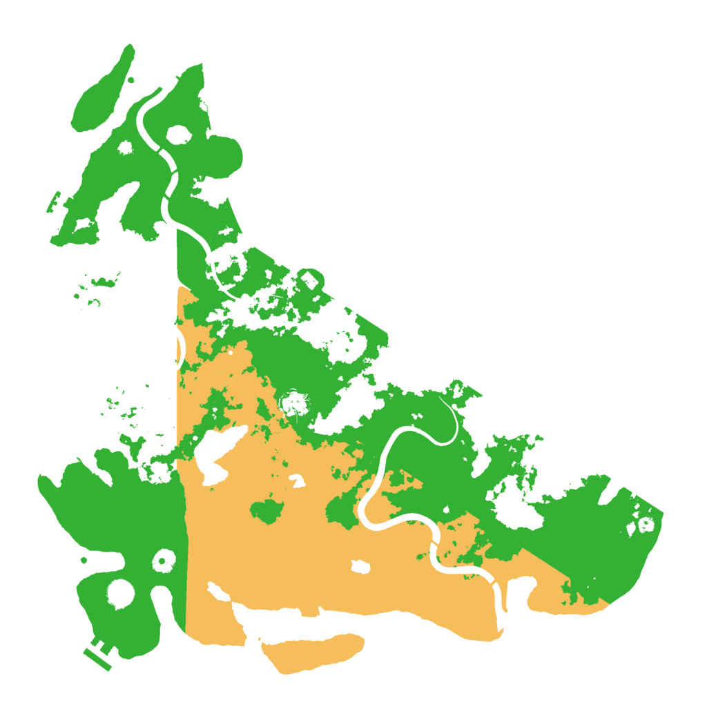 Biome Rust Map: Procedural Map, Size: 4500, Seed: 1286380284