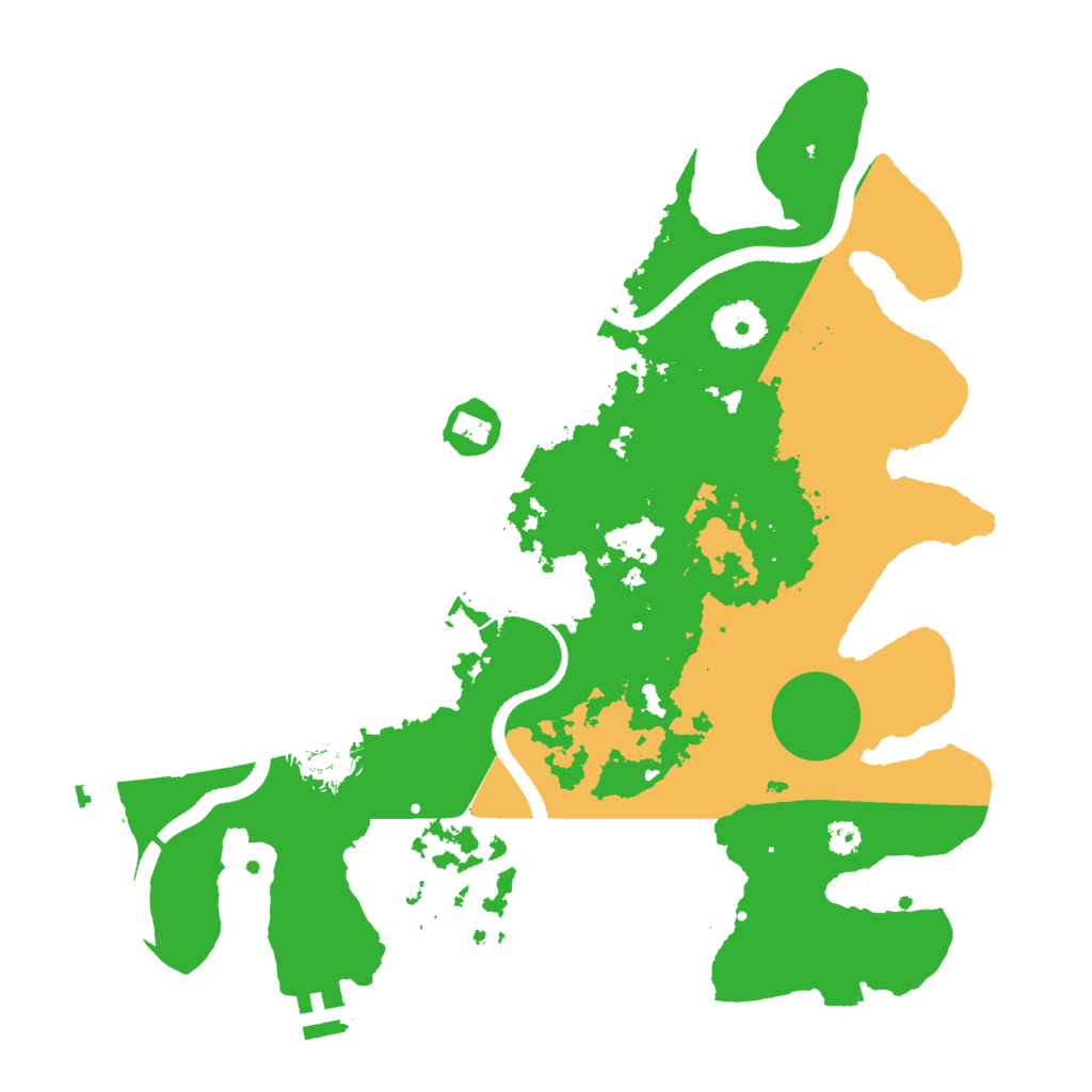 Biome Rust Map: Procedural Map, Size: 3250, Seed: 2142838271