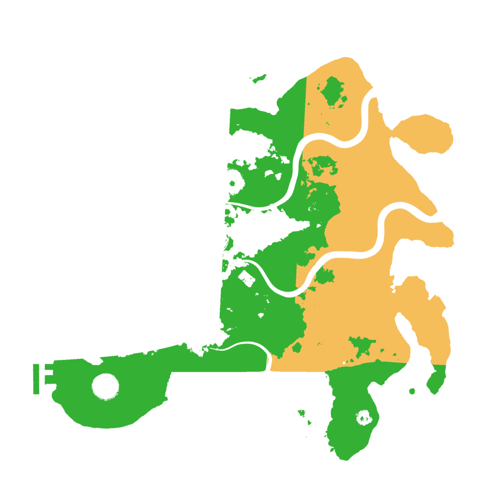 Biome Rust Map: Procedural Map, Size: 3300, Seed: 1293366031