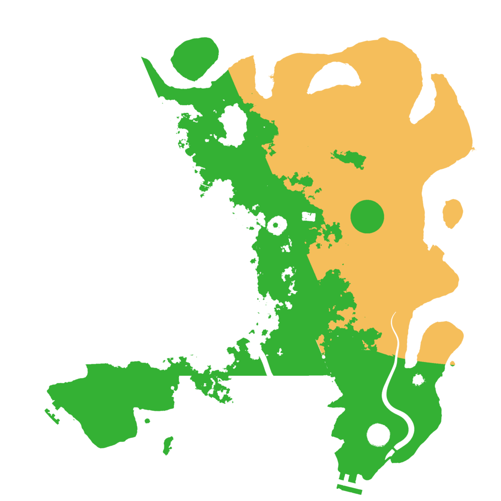 Biome Rust Map: Procedural Map, Size: 3950, Seed: 143314874