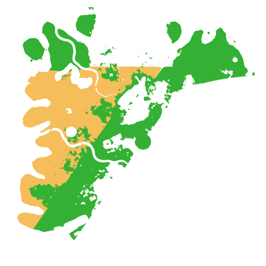 Biome Rust Map: Procedural Map, Size: 4500, Seed: 16412404