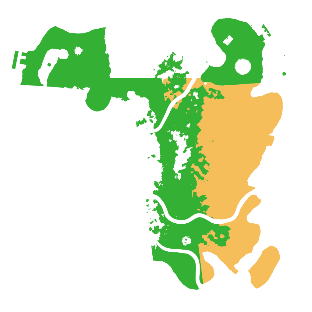 Biome Rust Map: Procedural Map, Size: 3500, Seed: 867481920
