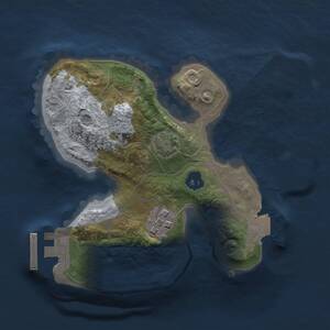 Thumbnail Rust Map: Procedural Map, Size: 1800, Seed: 457937876, 4 Monuments