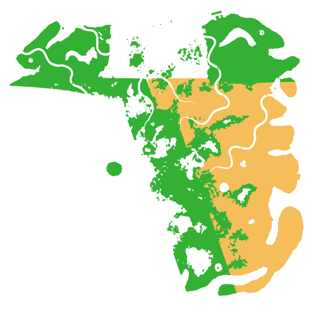 Biome Rust Map: Procedural Map, Size: 6000, Seed: 1778889714