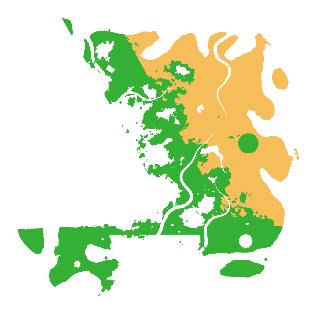 Biome Rust Map: Procedural Map, Size: 4096, Seed: 8147219