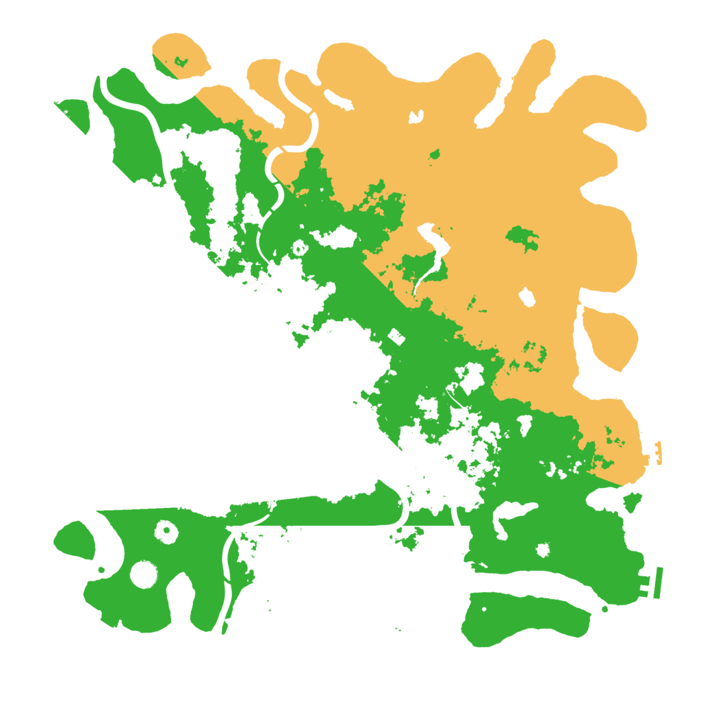 Biome Rust Map: Procedural Map, Size: 4500, Seed: 489835676
