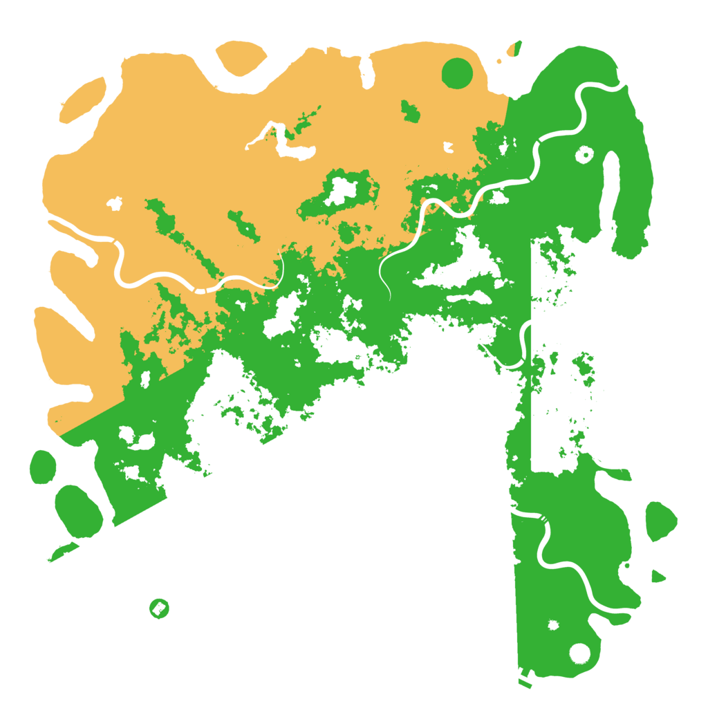 Biome Rust Map: Procedural Map, Size: 6000, Seed: 2111795328