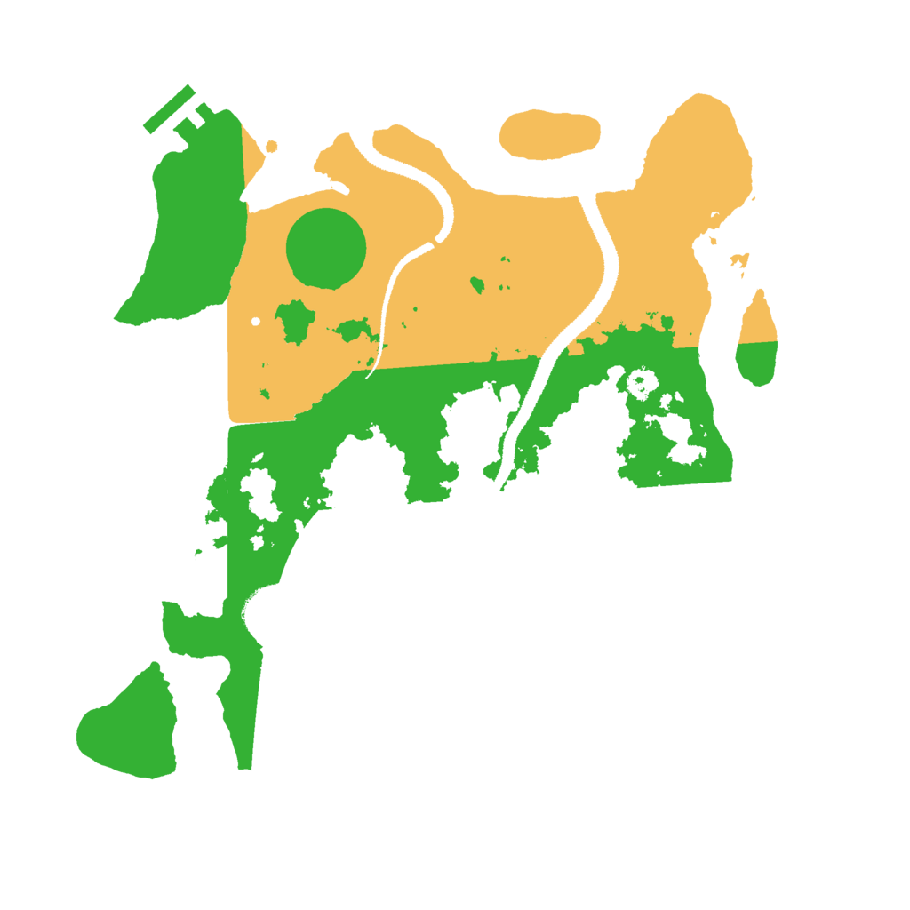 Biome Rust Map: Procedural Map, Size: 3000, Seed: 1575511587