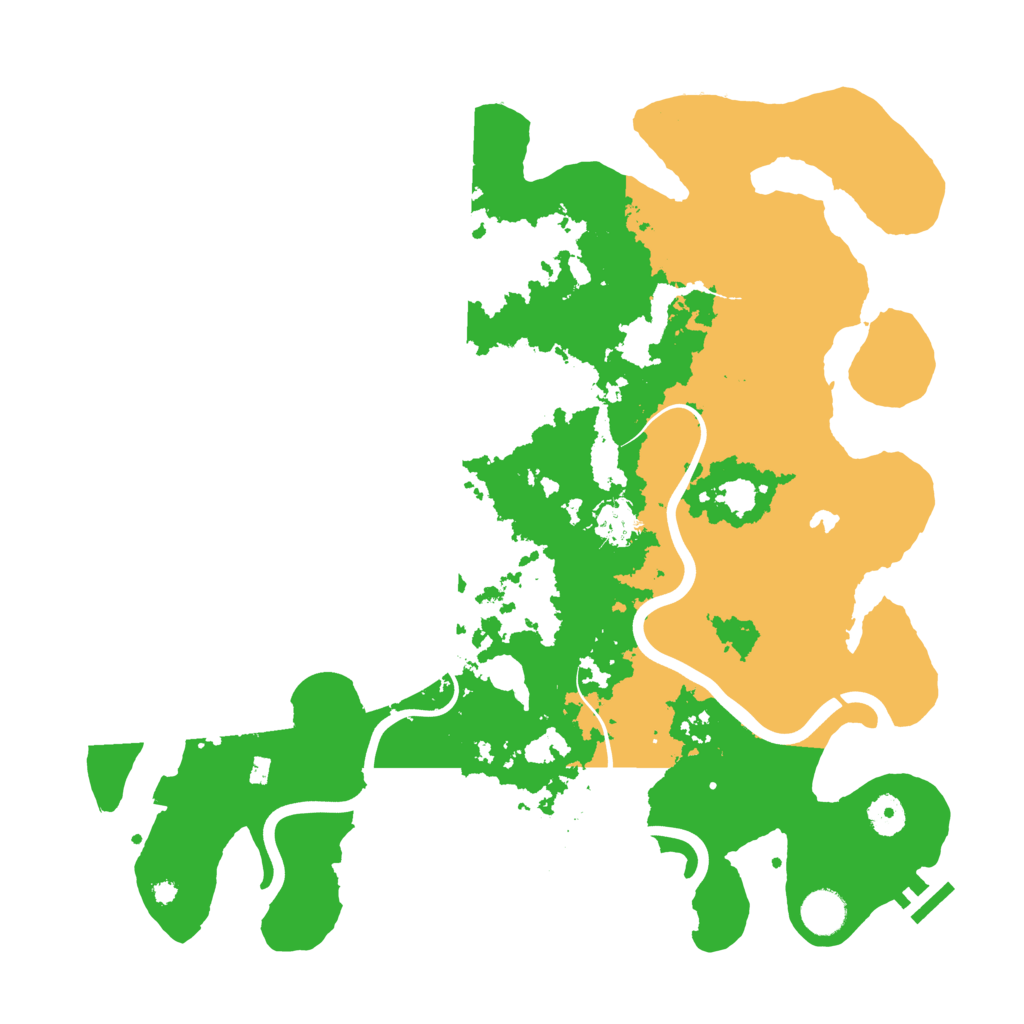 Biome Rust Map: Procedural Map, Size: 4000, Seed: 1966690658
