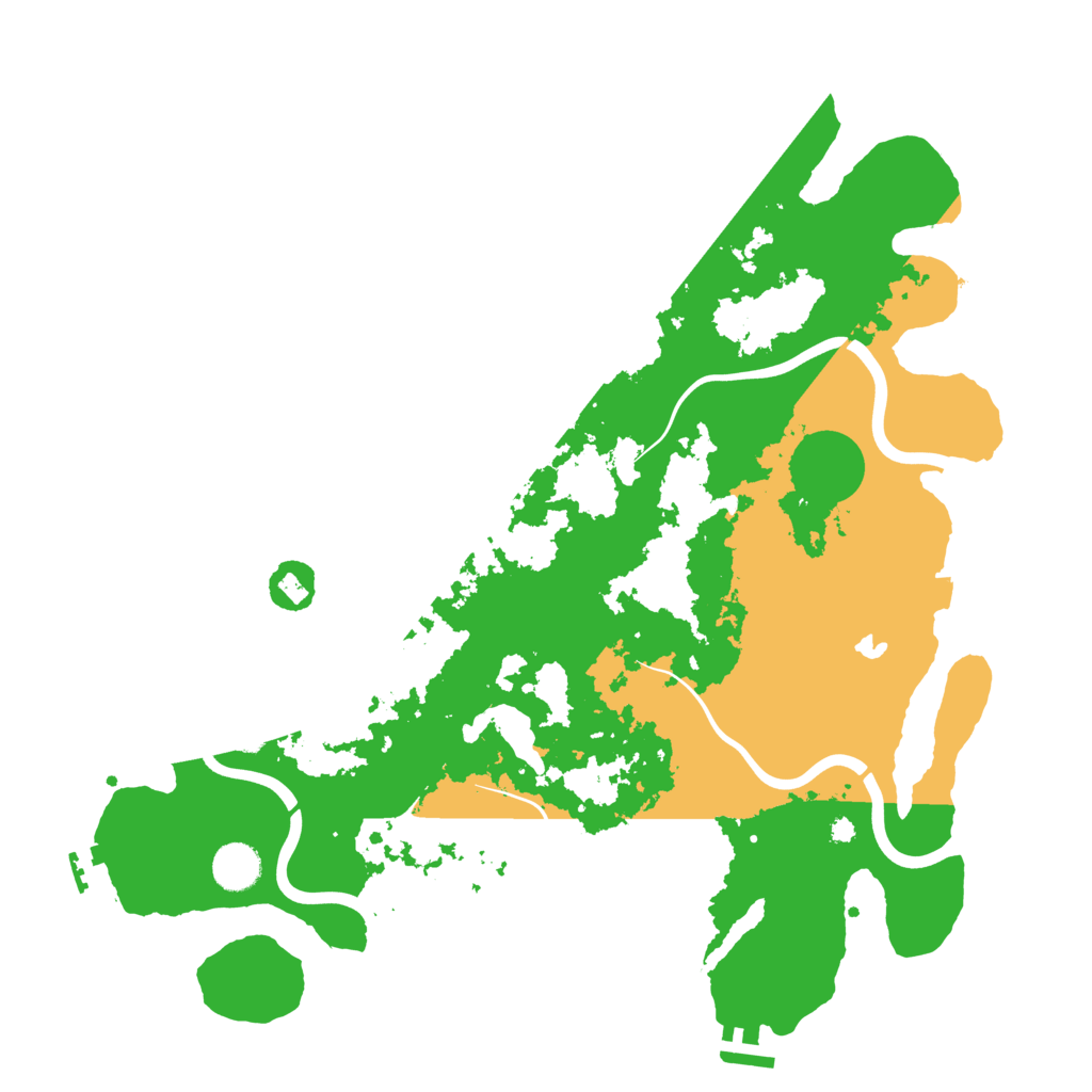 Biome Rust Map: Procedural Map, Size: 4000, Seed: 1351413582