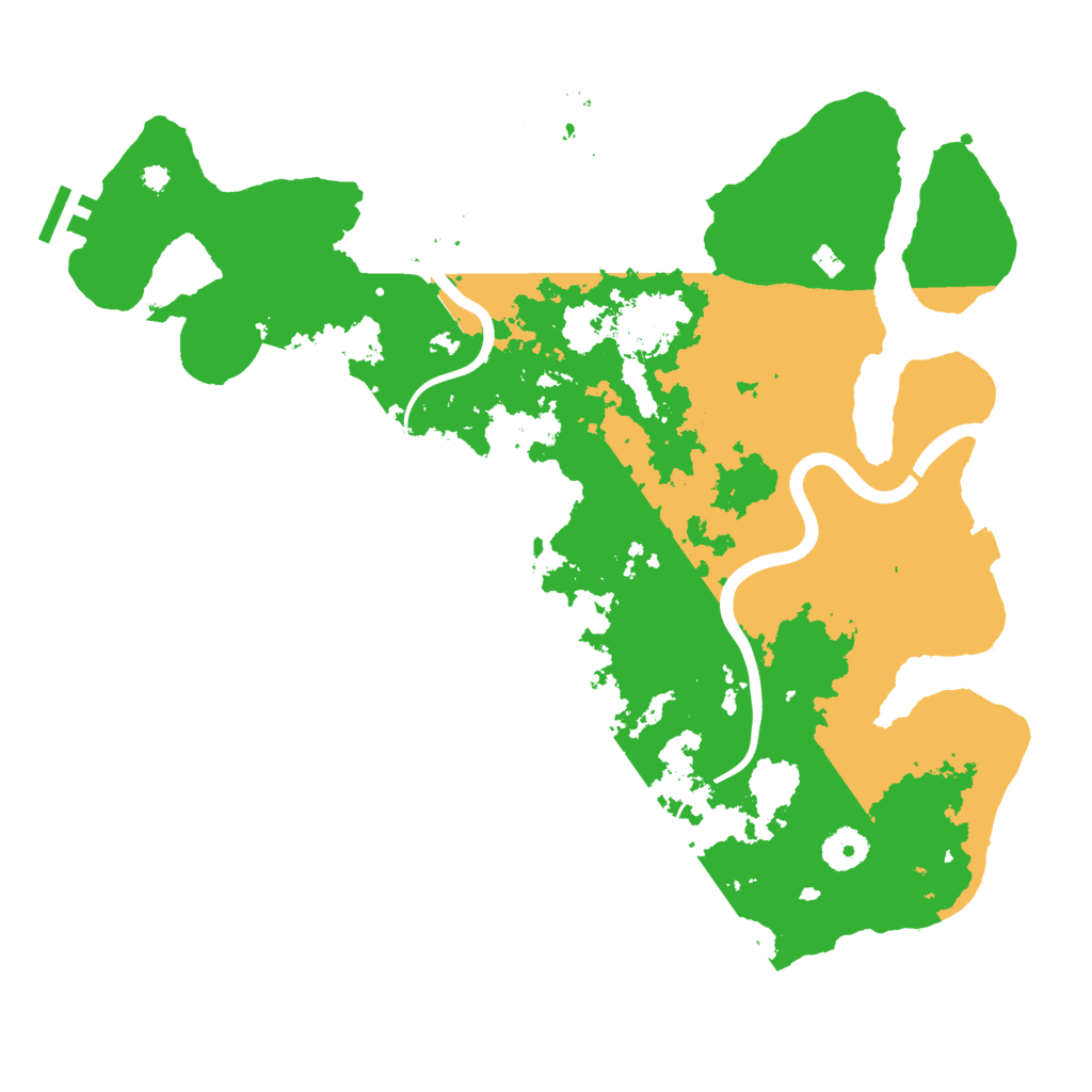 Biome Rust Map: Procedural Map, Size: 3750, Seed: 1656181882