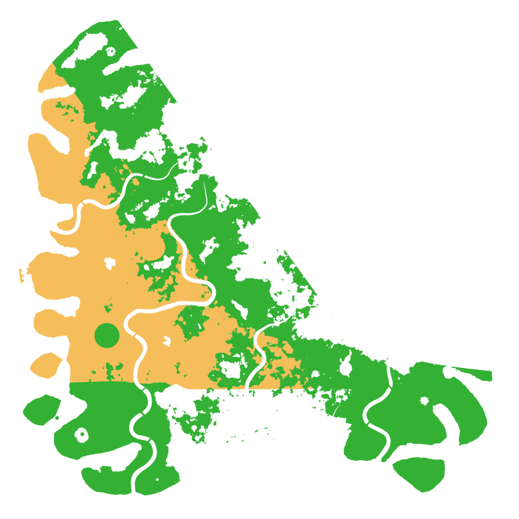 Biome Rust Map: Procedural Map, Size: 5500, Seed: 826509031