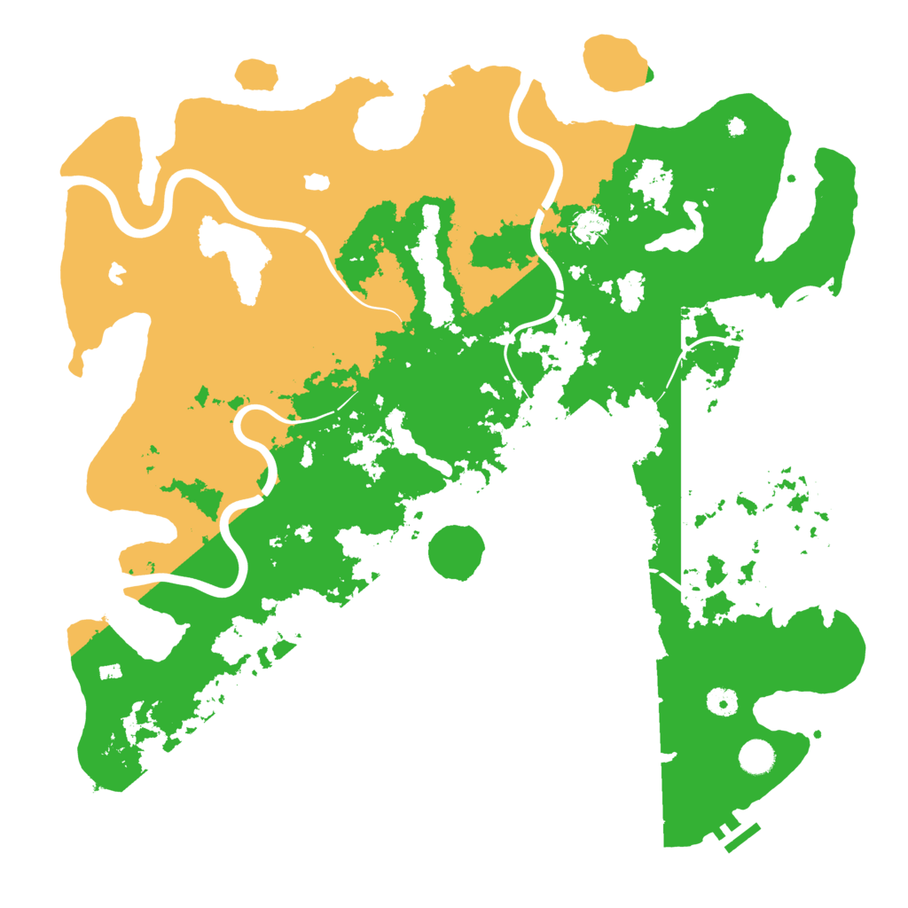 Biome Rust Map: Procedural Map, Size: 4500, Seed: 1323620670
