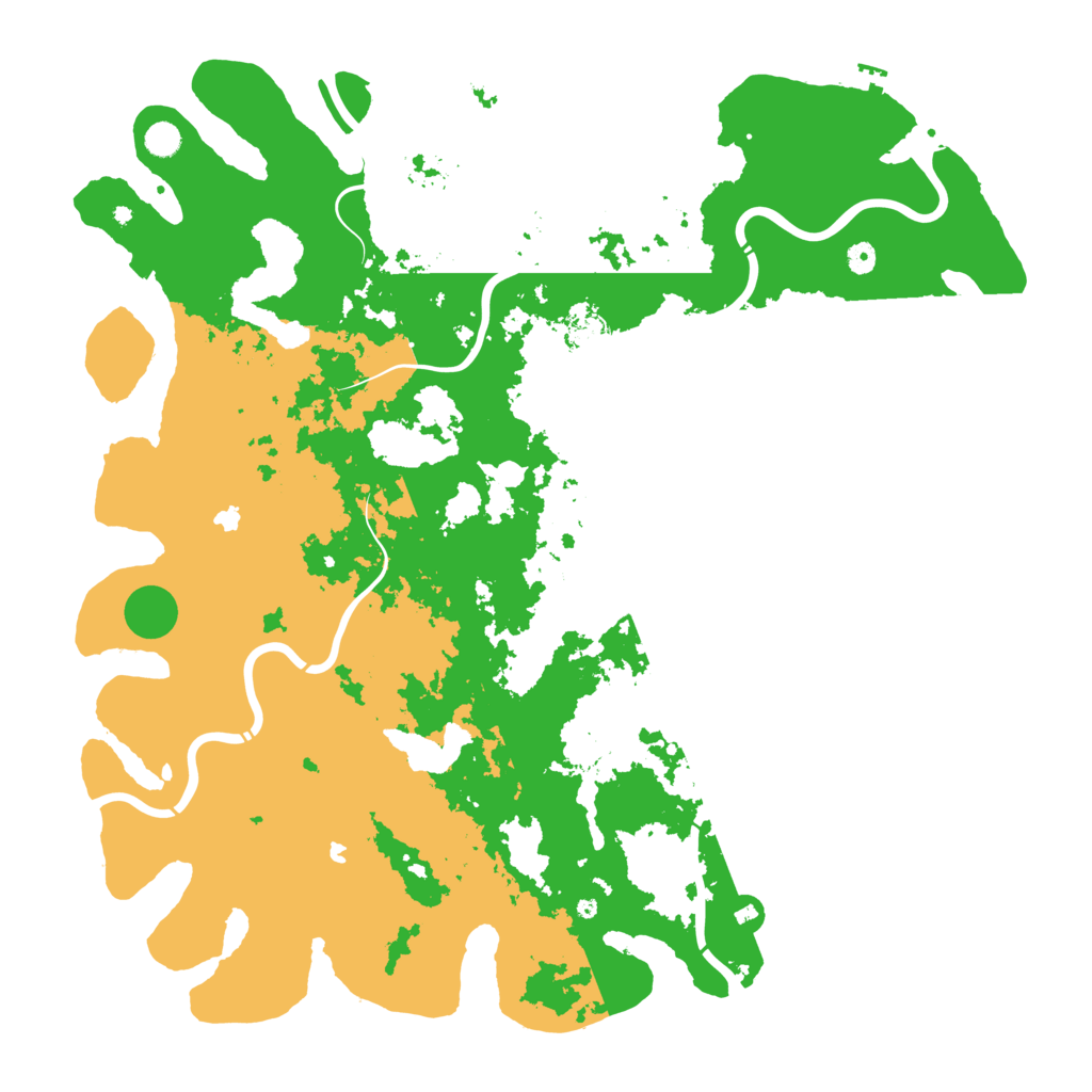 Biome Rust Map: Procedural Map, Size: 5400, Seed: 672116583