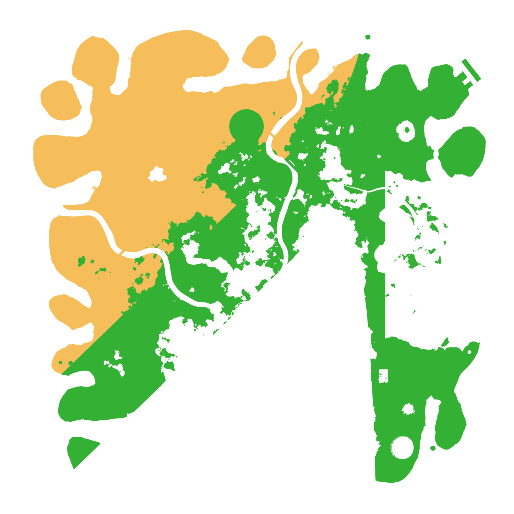 Biome Rust Map: Procedural Map, Size: 4000, Seed: 1121684785