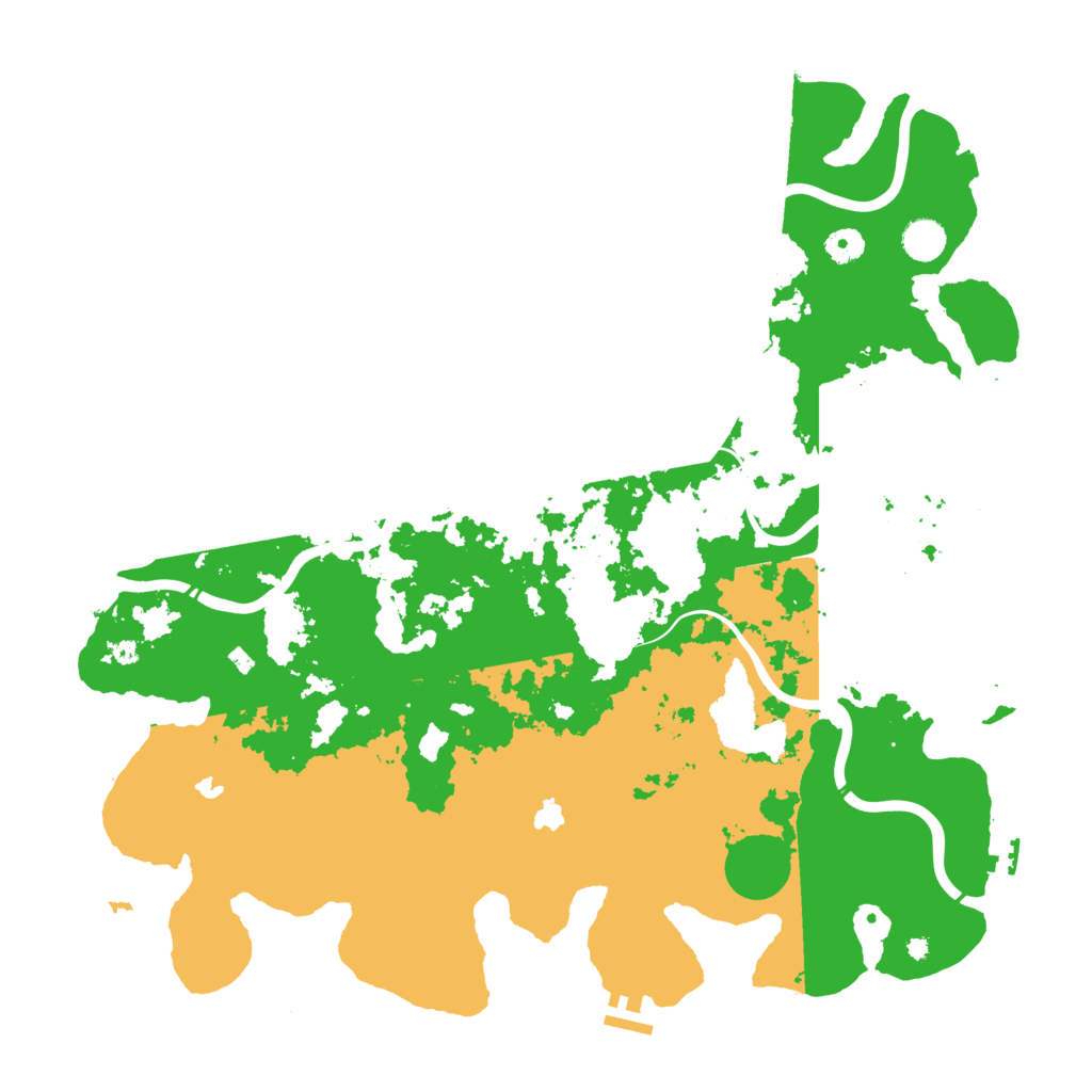 Biome Rust Map: Procedural Map, Size: 4500, Seed: 20260515