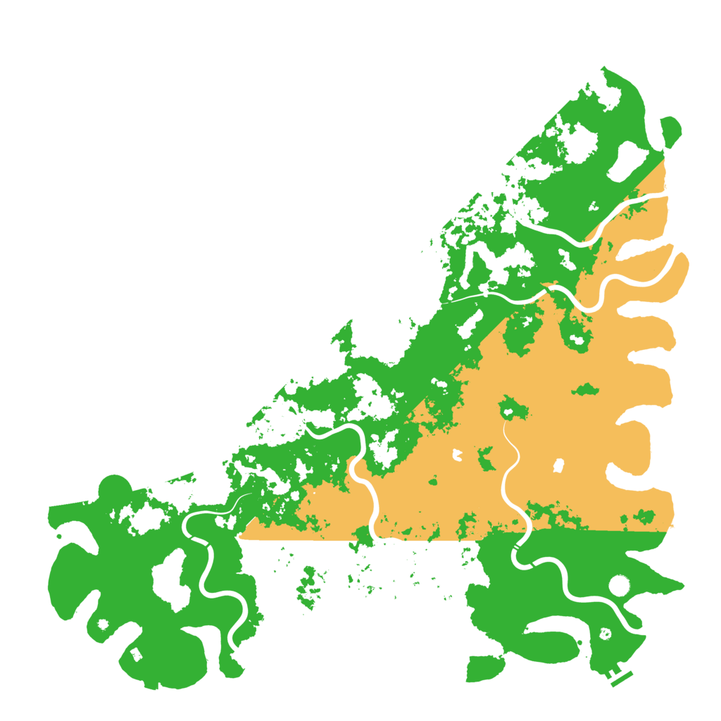 Biome Rust Map: Procedural Map, Size: 6000, Seed: 1659305114