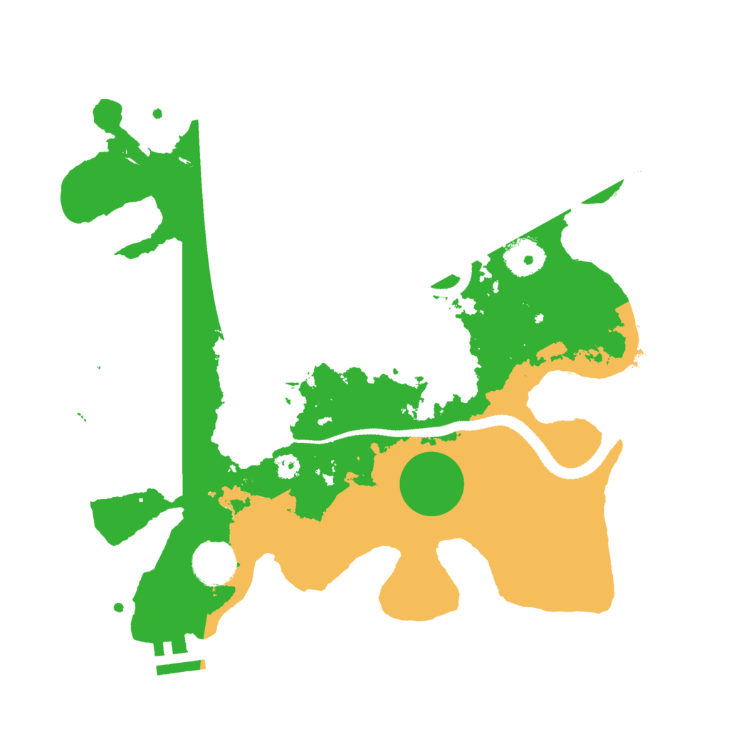 Biome Rust Map: Procedural Map, Size: 3000, Seed: 1046449294