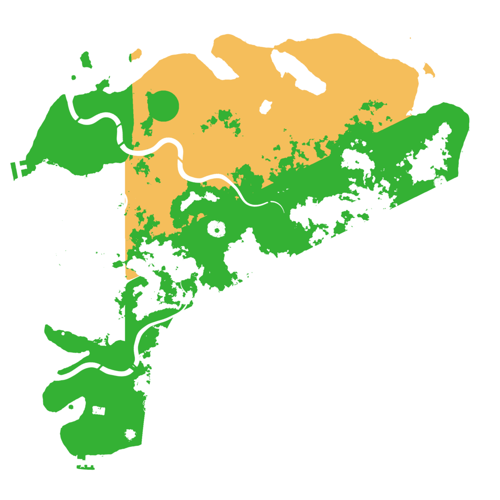 Biome Rust Map: Procedural Map, Size: 4250, Seed: 1203294608