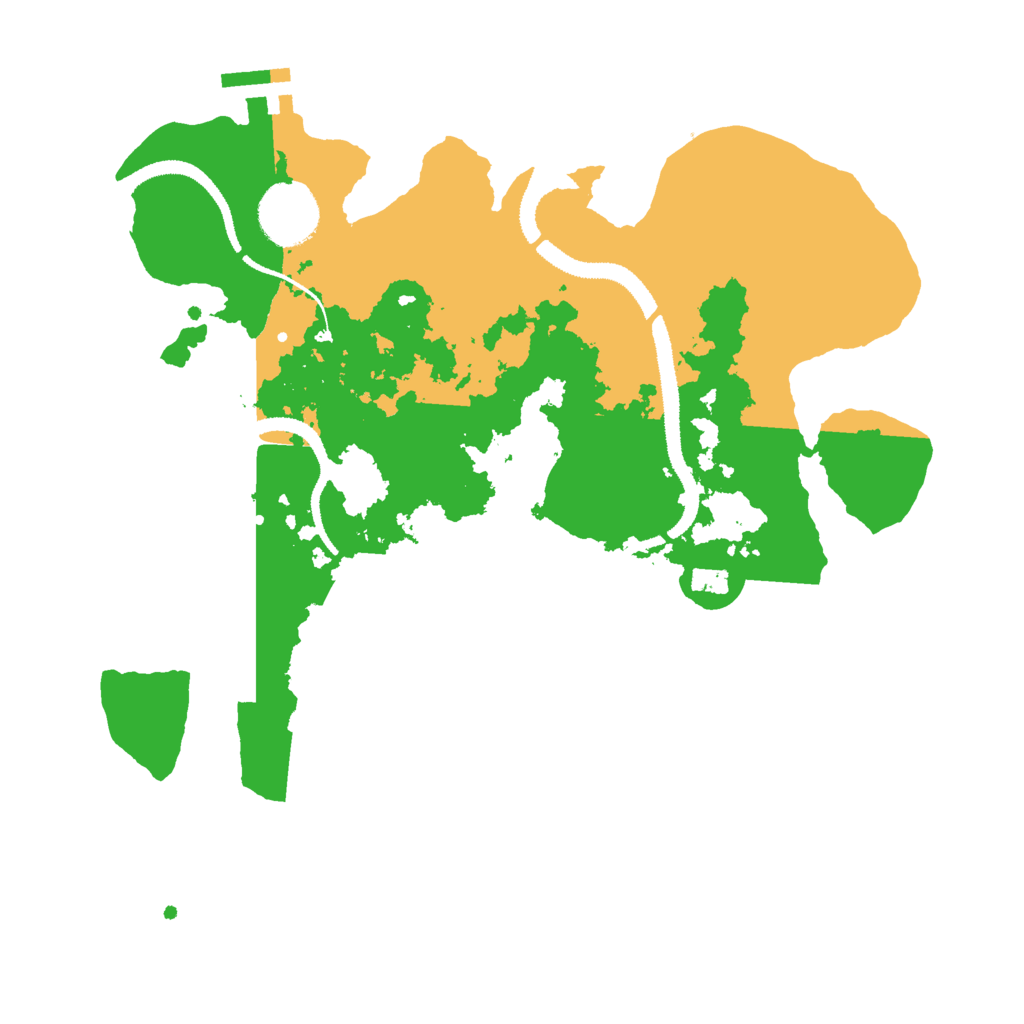 Biome Rust Map: Procedural Map, Size: 3000, Seed: 626042874