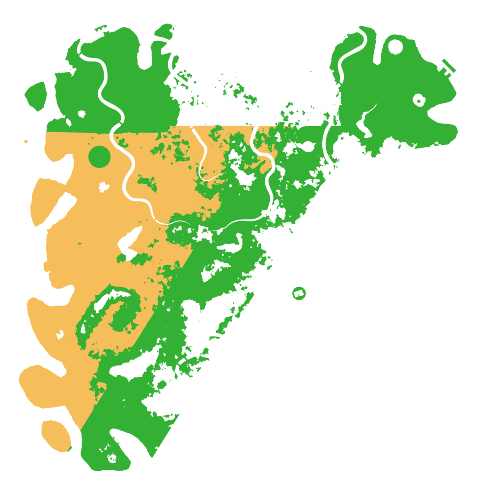 Biome Rust Map: Procedural Map, Size: 6000, Seed: 8951327